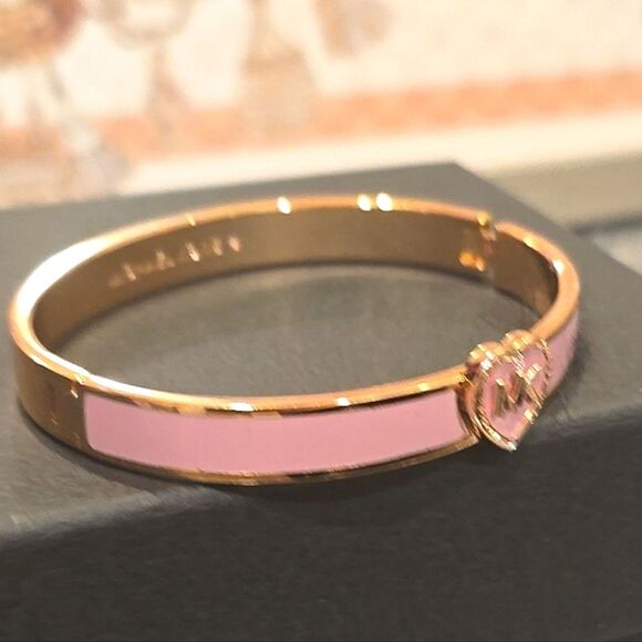 Michael Kors Logo Heart Limited Edition Bangle Bracelet - Picture 4 of 5